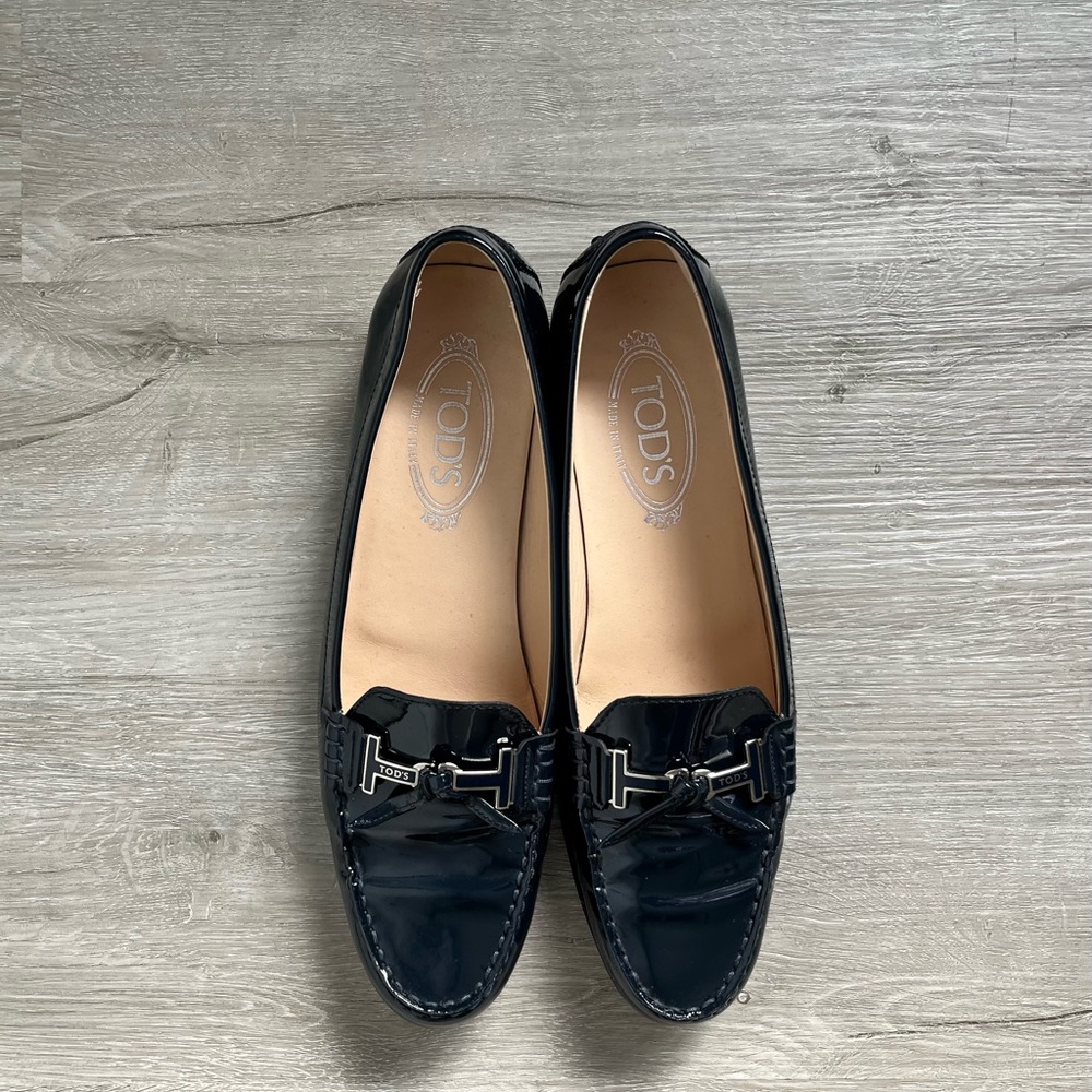 Tod's Women's blue dark Loafers